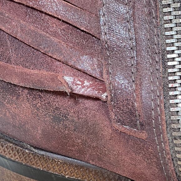 A.S.98 SUNDANCE Suede/Leather Mid Calf Boots Ombre Brown 39/8.5 NEW Box, As Is - Picture 13 of 14